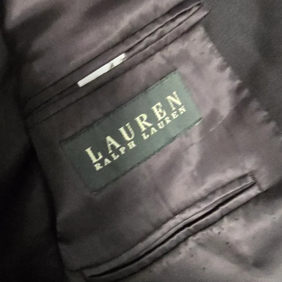 Ralph Lauren Black Tone On Tone Stripe Men's Suit Jacket Blazer